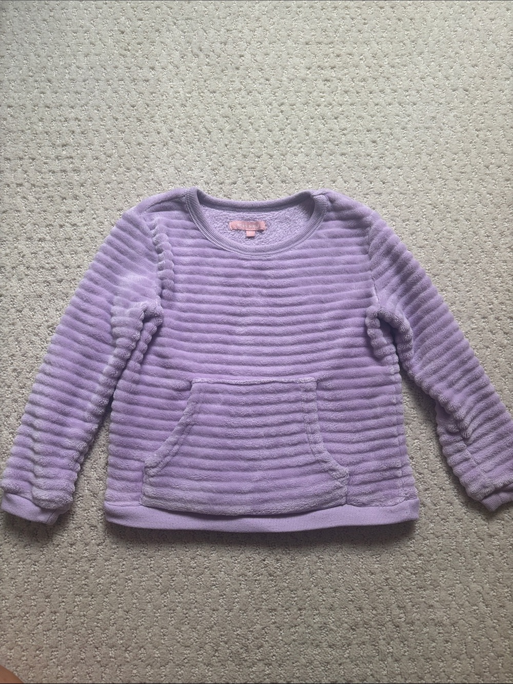 BCBG Girls Lavender Pullover Sweatshirt